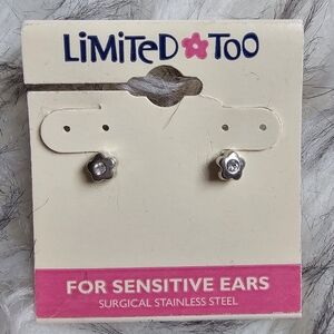 Limited Too Flower Stud Earrings